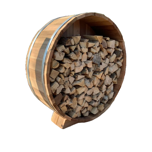 Firewood Storage Barrel