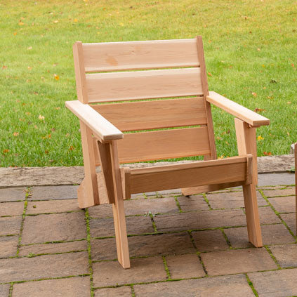 Modern Outdoor Cedar Chair